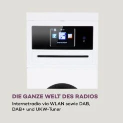 Karaboom 100 Wifi Turmlautsprecher Internetradio DAB+ BT 120W Weiß -Einrichtungsgeschäft 10033150 de 0003 logo