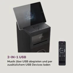 Karaboom 100 Wifi Turmlautsprecher Internetradio DAB+ BT 120W Schwarz -Einrichtungsgeschäft 10033151 de 0006 logo