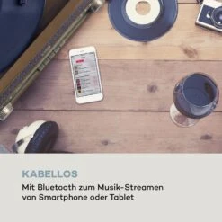 Belle Epoque 1910 Retro-Stereoanlage Plattenspieler CD Lautsprecher -Einrichtungsgeschäft 10033179 de 0003 logo