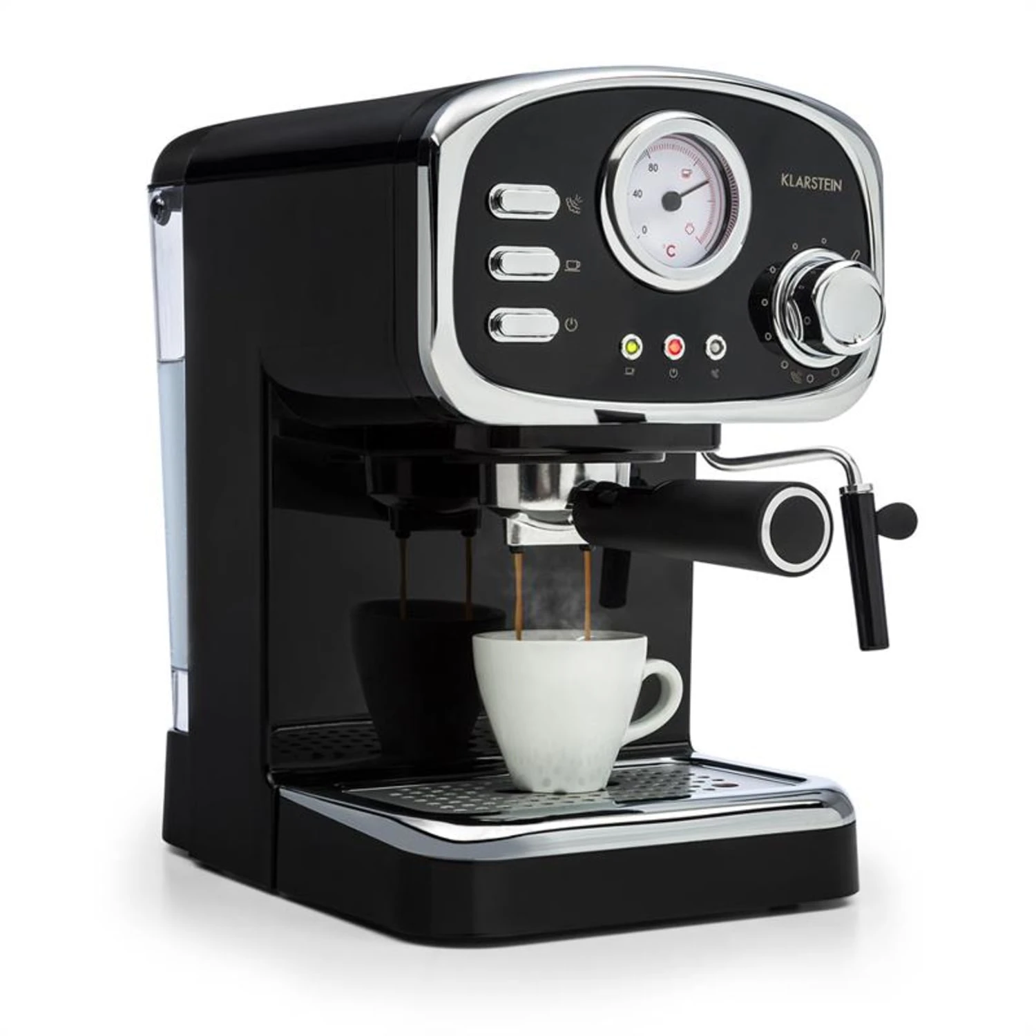 Espressionata Gusto Espressomaschine 1100W 15 Bar Druck Schwarz 1 Espressionata Gusto Espressomaschine 1100W 15 Bar Druck Schwarz