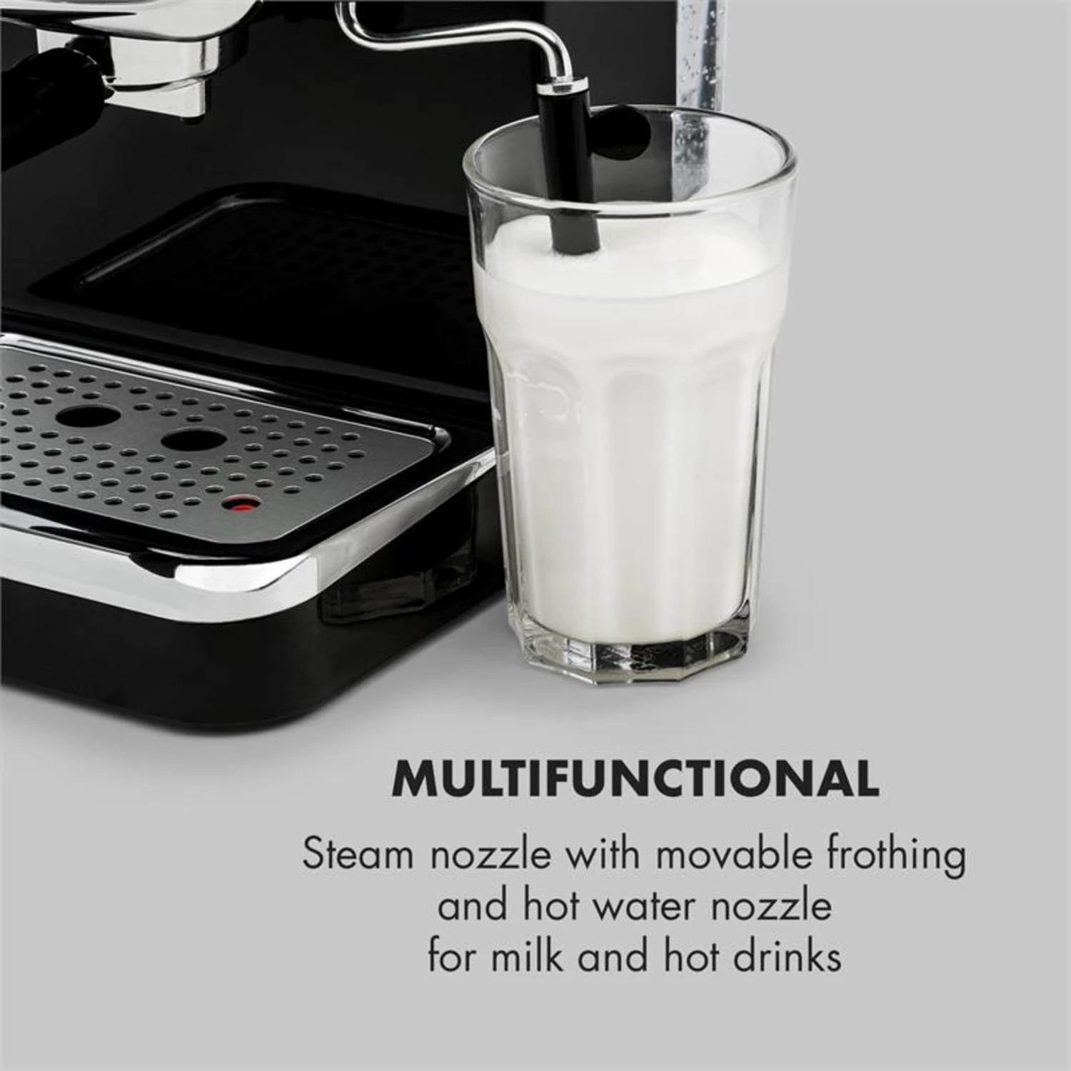 Espressionata Gusto Espressomaschine 1100W 15 Bar Druck Schwarz 7 Espressionata Gusto Espressomaschine 1100W 15 Bar Druck Schwarz – Bild 7