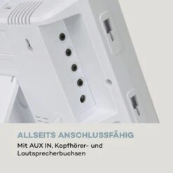 Wallie Microsystem CD-Player Bluetooth USB-Port Fernbedienung Weiß 18 Wallie Microsystem CD-Player Bluetooth USB-Port Fernbedienung Weiß -Einrichtungsgeschäft 10033228 de 0009 logo