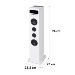 Karaboom 100 Sing Karaoketurm 120W Max. CD-Player 2 Mikrofone Wireless -Einrichtungsgeschäft 10033249 yy 0008 logo