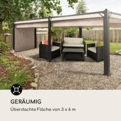 Pantheon Cortina Pavillon Mit Dach 3x6m 4 Seitenteile Beige -Einrichtungsgeschäft 10033320 de 0004 logo