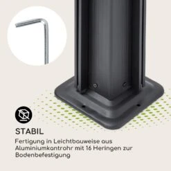 Pantheon Cortina Pavillon Mit Dach 3x6m 4 Seitenteile Beige -Einrichtungsgeschäft 10033320 de 0006 logo