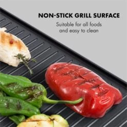 Porterhouse Elektrogrill 2200W Antihaft-Grillfläche Schwarz -Einrichtungsgeschäft 10033322 yy 0004 logo Klarstein Porterhouse Elektrogrill 2200W schwarz