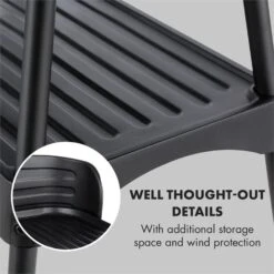 Porterhouse Elektrogrill 2200W Antihaft-Grillfläche Schwarz -Einrichtungsgeschäft 10033322 yy 0005 logo Klarstein Porterhouse Elektrogrill 2200W schwarz