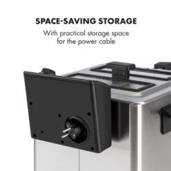 Family Fry Fritteuse 3000W Oil Drain Technology Edelstahl Silber 16 Family Fry Fritteuse 3000W Oil Drain Technology Edelstahl Silber -Einrichtungsgeschäft 10033342 yy 0009 logo Klarstein Family Fry Fritteuse 3000W silber