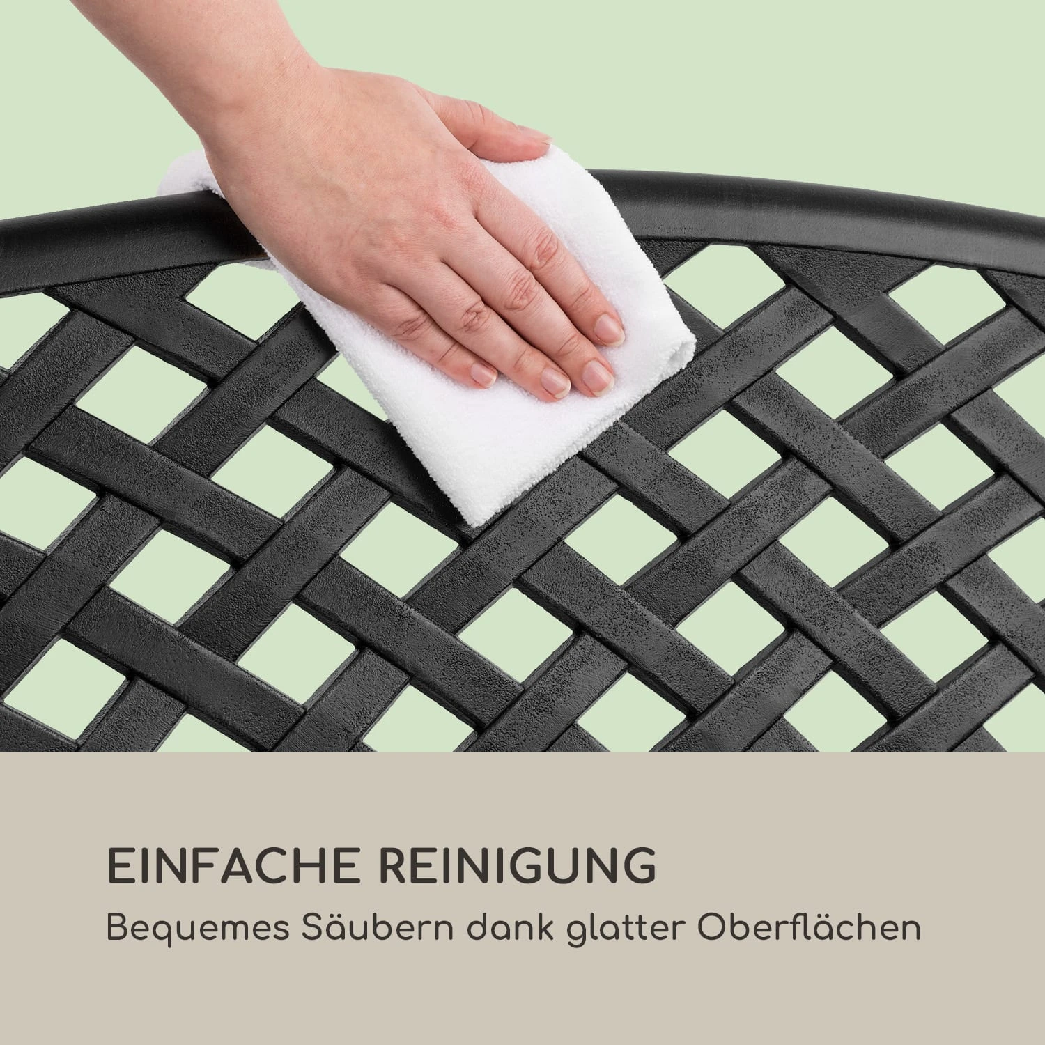 Pozzilli BL Gartenbank Aluminiumguss Witterungsbeständig Schwarz 7 Pozzilli BL Gartenbank Aluminiumguss Witterungsbeständig Schwarz – Bild 7