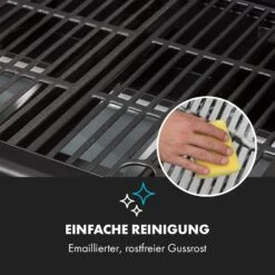 Gazooka 3.0T BBQ Grill 3x3kW Brenner 4 Rollen Edelstahl -Einrichtungsgeschäft 10033533 de 0010 logo