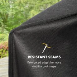 Hot & Hot Wetterschutzhaube 600D Canvas 30/70% PE/PVC Schwarz -Einrichtungsgeschäft 10033537 yy 0004 logo Klarstein Hot and Hot Wetterschutzhaube schwarz