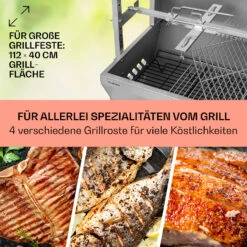 Sauenland Pro Spanferkelgrill Drehspieß 13W 4 Rollen Edelstahl -Einrichtungsgeschäft 10033566 de 0004 usp
