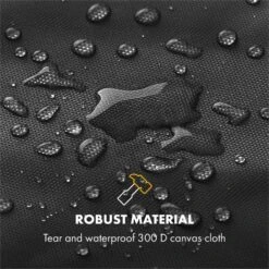 Tomahawk 3.1 S Wetterschutzhaube 300D Canvas 30/70% PE/PVC Schwarz 8 Tomahawk 3.1 S Wetterschutzhaube 300D Canvas 30/70% PE/PVC Schwarz -Einrichtungsgeschäft 10033569 yy 0003 logo Klarstein Tomahawk S Wetterschutzhaube schwarz