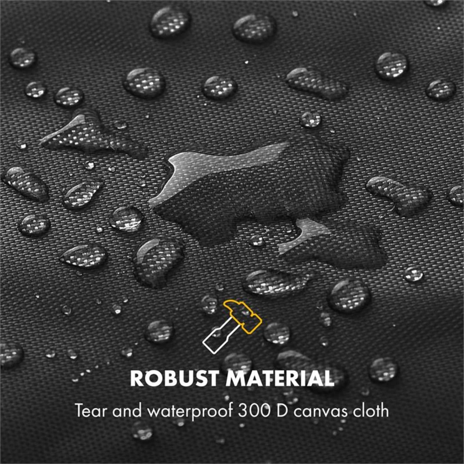 Tomahawk 3.1 S Wetterschutzhaube 300D Canvas 30/70% PE/PVC Schwarz 3 Tomahawk 3.1 S Wetterschutzhaube 300D Canvas 30/70% PE/PVC Schwarz – Bild 3