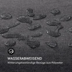 Aruba Hollywoodschaukel Sonnendach 130cm 2-Sitzer Massivholz Grau -Einrichtungsgeschäft 10033574 de 0008 logo