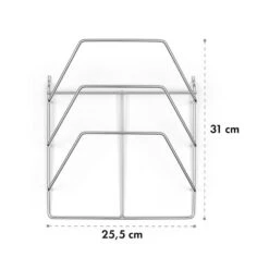 Vendetta 3.0 TI Rack Verchromter Stahl Einfach Anzubringen Zubehör 7 Vendetta 3.0 TI Rack Verchromter Stahl Einfach Anzubringen Zubehör -Einrichtungsgeschäft 10033618 yy 0004 logo Klarstein Vendetta TI Rack