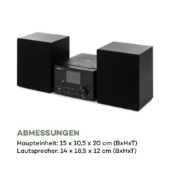 Streamo Stereoanlage Mit Internetradio WLAN DAB+ UKW CD-Player BT -Einrichtungsgeschäft 10033704 de 0012 logo