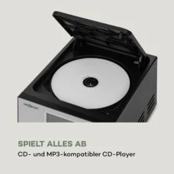 Streamo Stereoanlage Mit Internetradio WLAN DAB+ UKW CD-Player BT Silber -Einrichtungsgeschäft 10033706 de 0010 logo