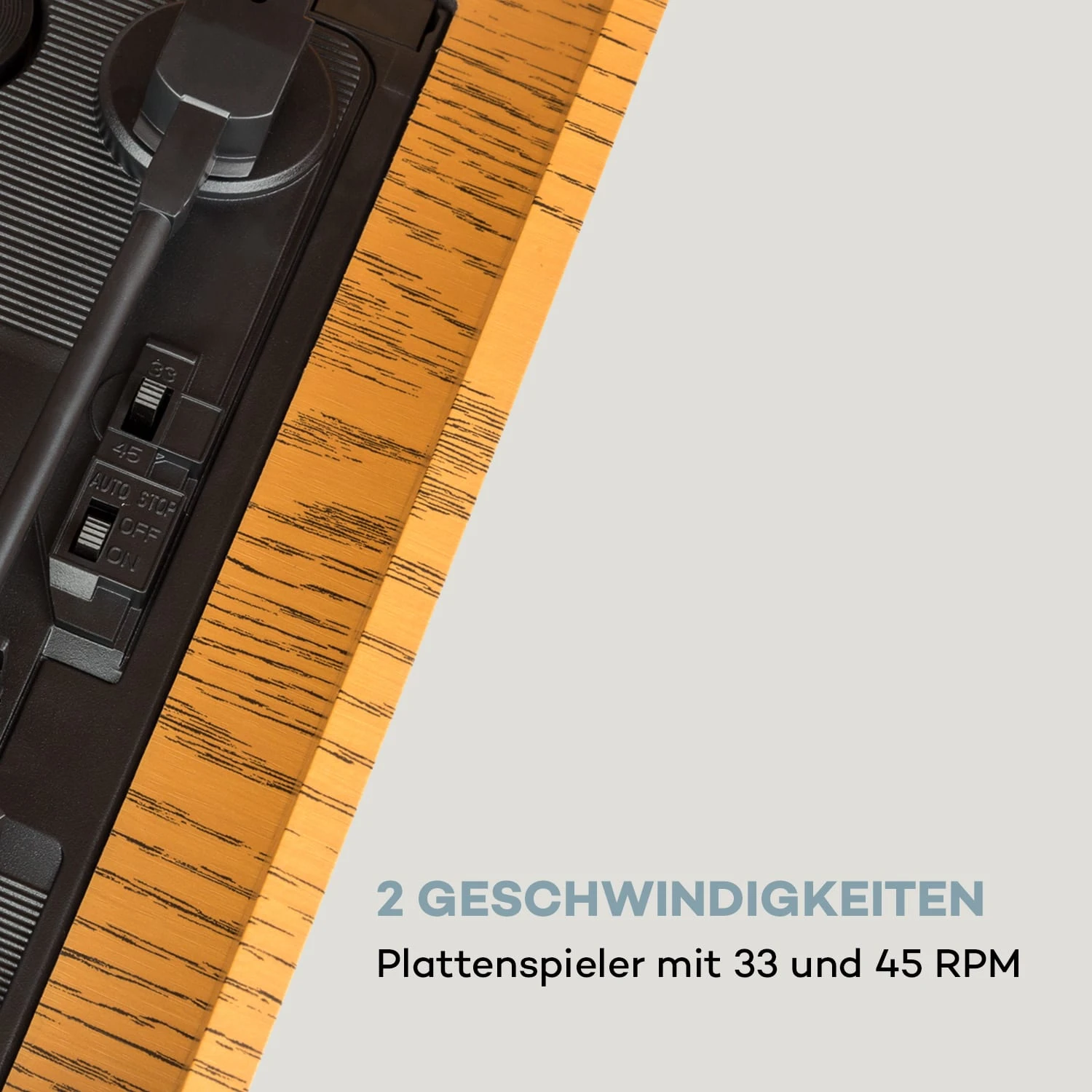 NR-620 DAB Stereoanlage Holz Plattenspieler DAB+ CD-Player Braun 9 NR-620 DAB Stereoanlage Holz Plattenspieler DAB+ CD-Player Braun – Bild 9