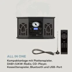 NR-620 DAB Stereoanlage Holz Plattenspieler DAB+ CD-Player Schwarz -Einrichtungsgeschäft 10033712 de 0003 logo