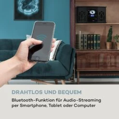 NR-620 DAB Stereoanlage Holz Plattenspieler DAB+ CD-Player Schwarz -Einrichtungsgeschäft 10033712 de 0004 logo