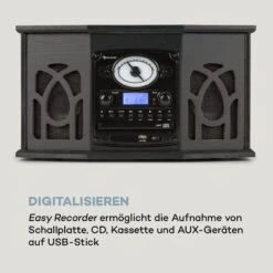 NR-620 DAB Stereoanlage Holz Plattenspieler DAB+ CD-Player Schwarz -Einrichtungsgeschäft 10033712 de 0005 logo