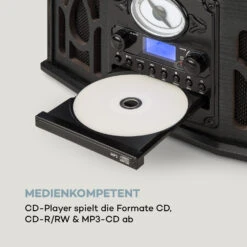 NR-620 DAB Stereoanlage Holz Plattenspieler DAB+ CD-Player Schwarz -Einrichtungsgeschäft 10033712 de 0007 logo