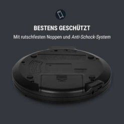 CDC 100 BT Discman BT-Funktion LCD ASP 2x1,5V Schwarz -Einrichtungsgeschäft 10033714 de 0009 logo