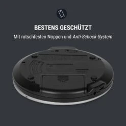 CDC 100 BT Discman BT-Funktion LCD ASP 2x1,5V Silber -Einrichtungsgeschäft 10033715 de 0009 logo