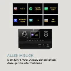 Connect System S Stereoanlage Boxen 20Wmax Internet/DAB+/UKW CD-Player 16 Connect System S Stereoanlage Boxen 20Wmax Internet/DAB+/UKW CD-Player -Einrichtungsgeschäft 10034071 de 0007 logo
