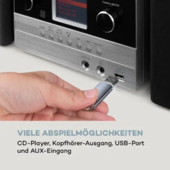 Connect System S Stereoanlage Boxen 20Wmax Internet/DAB+/UKW CD-Player -Einrichtungsgeschäft 10034072 de 0006 logo