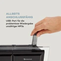 Stereo Sonic DAB+ Stereoanlage, DAB+, CD-Player, USB, BT, Schwarz -Einrichtungsgeschäft 10034086 de 0006 logo