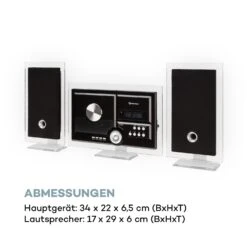 Stereo Sonic DAB+ Stereoanlage, DAB+, CD-Player, USB, BT, Schwarz -Einrichtungsgeschäft 10034086 de 0010 logo