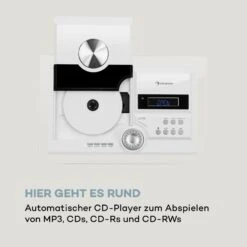 Stereo Sonic DAB+ Stereoanlage, DAB+, CD-Player, USB, BT, Weiß 16 Stereo Sonic DAB+ Stereoanlage, DAB+, CD-Player, USB, BT, Weiß -Einrichtungsgeschäft 10034087 de 0007 logo