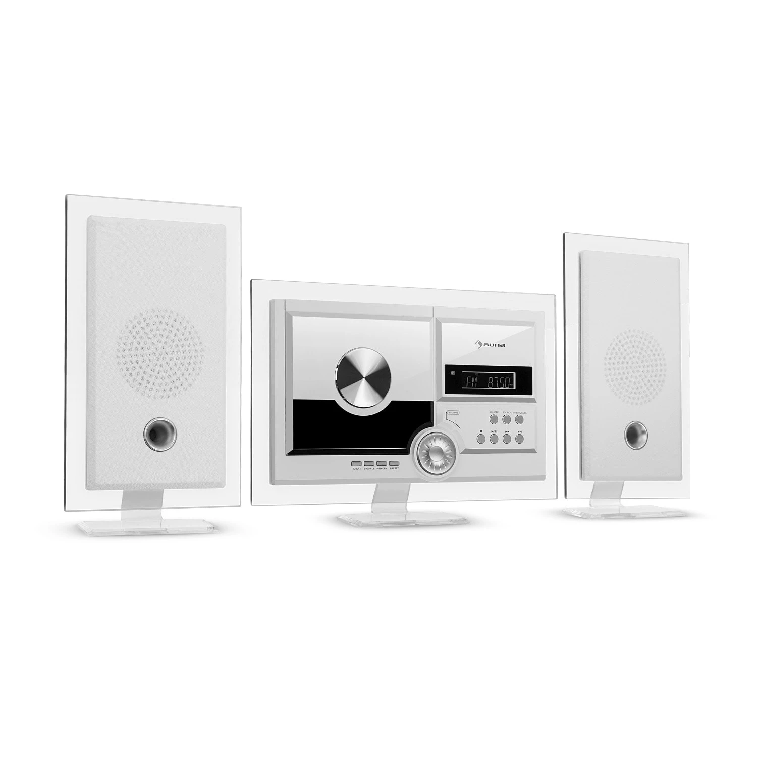 Stereo Sonic DAB+ Stereoanlage, DAB+, CD-Player, USB, BT, Weiß 1 Stereo Sonic DAB+ Stereoanlage, DAB+, CD-Player, USB, BT, Weiß