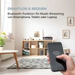 Birmingham HiFi Stereo-System DAB+/FM BT-Funktion Vinyl CD USB AUX-In -Einrichtungsgeschäft 10034090 de 0004 logo