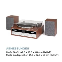 Birmingham HiFi Stereo-System DAB+/FM BT-Funktion Vinyl CD USB AUX-In -Einrichtungsgeschäft 10034090 de 0010 logo