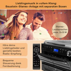 388-DAB+ Stereoanlage 20W Max. Vinyl CD Kassette BT FM/DAB+ USB -Einrichtungsgeschäft 10034091 de 0003 usp
