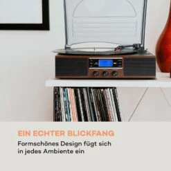 TT-138 DAB Plattenspieler DAB+/FM Riemenantrieb 33/45 U/min Line-Out -Einrichtungsgeschäft 10034092 de 0004 logo