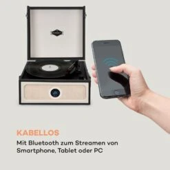 Sarah Ann DAB Plattenspieler 33/45/78 Rpm DAB+/UKW-Radio Bluetooth -Einrichtungsgeschäft 10034096 de 0004 logo