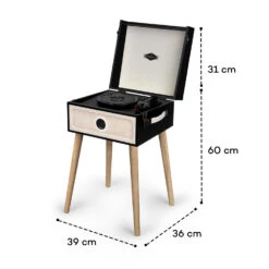 Sarah Ann DAB Plattenspieler 33/45/78 Rpm DAB+/UKW-Radio Bluetooth -Einrichtungsgeschäft 10034096 yy 0009 logo