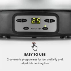 Jam Session Marmeladen- Und Geleekocher 1000W 2 Automatikprogramme -Einrichtungsgeschäft 10034109 yy 0004 logo Klarstein Jam Session Marmeladen und Geleekocher