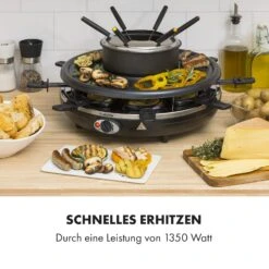 Fonduelette Raclette Und Fondue 1350W 1 Liter 38 Cm Ø Für 8 Personen 11 Fonduelette Raclette Und Fondue 1350W 1 Liter 38 Cm Ø Für 8 Personen -Einrichtungsgeschäft 10034138 de 0005 logo