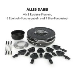 Fonduelette Raclette Und Fondue 1350W 1 Liter 38 Cm Ø Für 8 Personen 12 Fonduelette Raclette Und Fondue 1350W 1 Liter 38 Cm Ø Für 8 Personen -Einrichtungsgeschäft 10034138 de 0006 logo