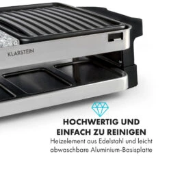 Sirloin Raclette 1500W Aluminium / Stein 8 Personen Kontroll-LED -Einrichtungsgeschäft 10034275 de 0003 logo
