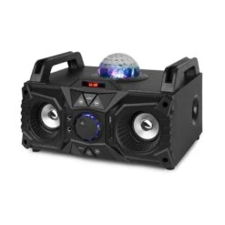 KAR100 Sing Station 100W Akku USB Bluetooth AUX-Eingang Schwarz -Einrichtungsgeschäft 10034295 yy 0008 front Fenton KAR100 Sing Station 100W schwarz