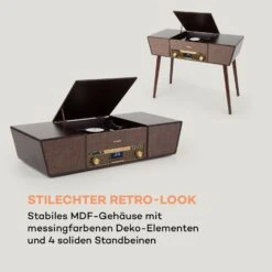 Belle Epoque 1912 Retro-Plattenspieler CD BT USB DAB+/UKW Braun -Einrichtungsgeschäft 10034402 de 0007 logo