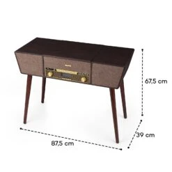 Belle Epoque 1912 Retro-Plattenspieler CD BT USB DAB+/UKW Braun -Einrichtungsgeschäft 10034402 yy 0011 logo