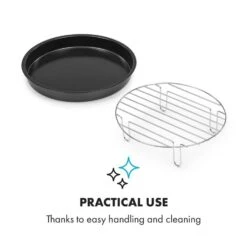 AeroVital Cube Chef Pizzateller Hoher Grilleinsatz Zubehör Edelstahl 7 AeroVital Cube Chef Pizzateller Hoher Grilleinsatz Zubehör Edelstahl -Einrichtungsgeschäft 10034411 yy 0005 logo Klarstein AeroVital Cube Chef Pizzateller