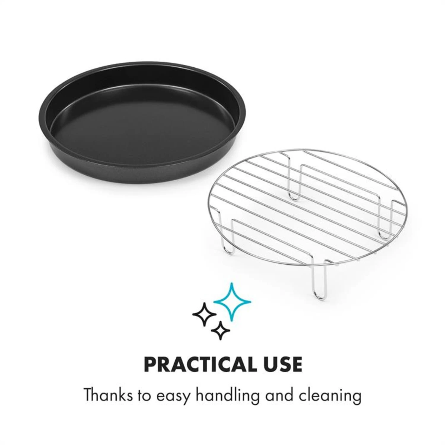 AeroVital Cube Chef Pizzateller Hoher Grilleinsatz Zubehör Edelstahl 4 AeroVital Cube Chef Pizzateller Hoher Grilleinsatz Zubehör Edelstahl – Bild 4